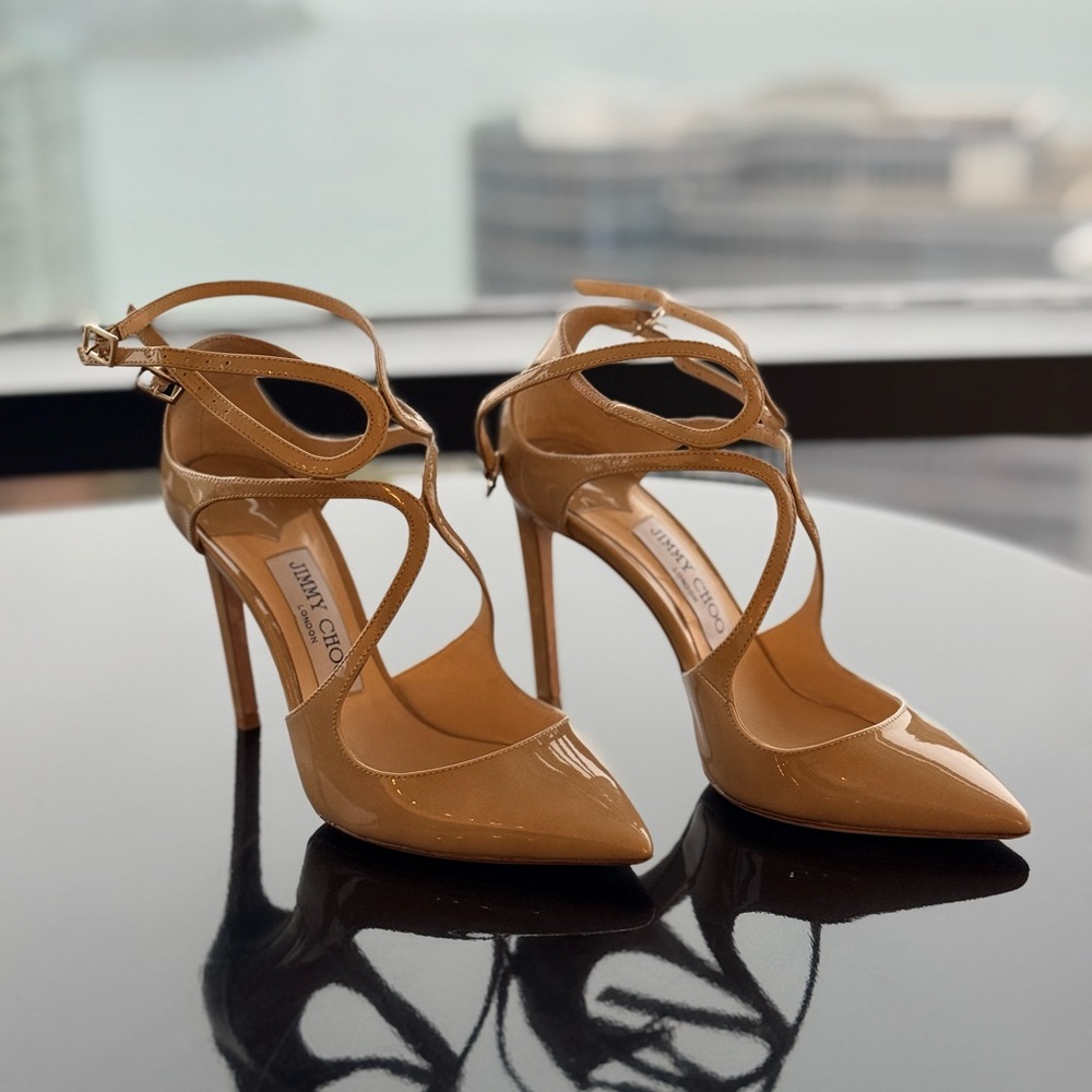 Jimmy Choo Lang 100mm heels